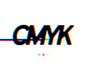 Editable CMYK offset print text effect + tutorial. Created using AI CS6.