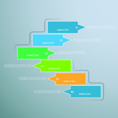 Elements for business data visualization, Modern infographic design