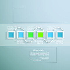 Elements for business data visualization, Modern infographic design