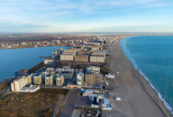 Landscape with Mamaia resort - Romania, seen from above