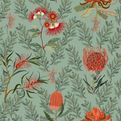 Floral seamless pattern.