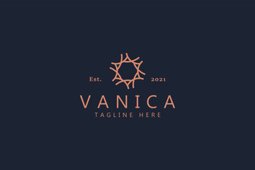Unique Premium Nature Boutique Fashion Logo Template.