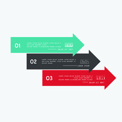 Elements for business data visualization, Modern infographic design, vector set templates