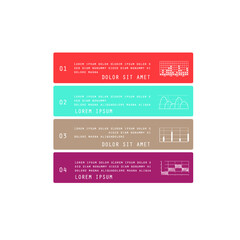 Elements for business data visualization, Modern infographic design, vector set templates