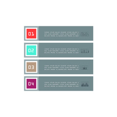 Elements for business data visualization, Modern infographic design, vector set templates