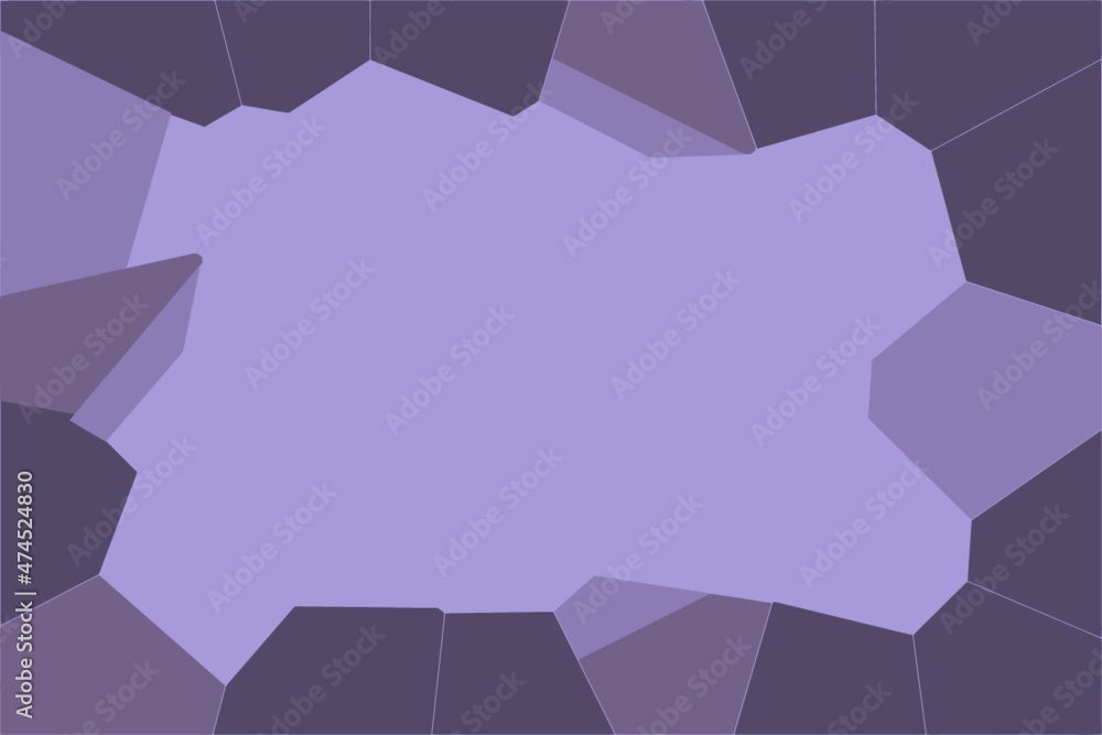 Poster abstract geometric background with hexagons. light stylish backdrop with cube effect. elegant blue a