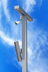 IP security camera and led Street lantern