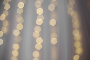 blurred abstract scene background with yellow tones