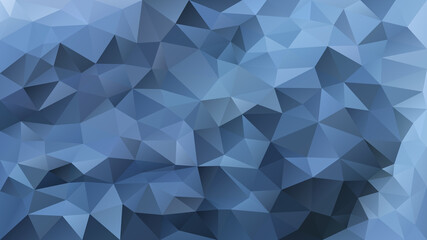 vector abstract irregular polygon background - triangle low poly pattern - color stone steel aegean blue