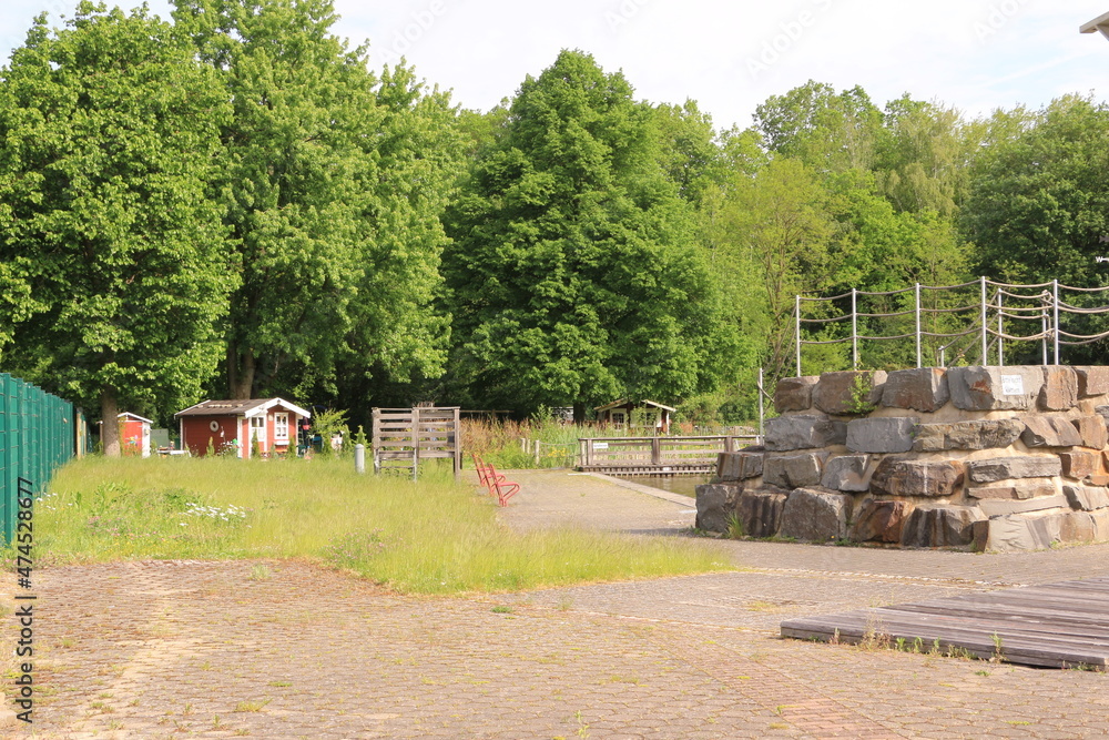 Wall mural Ehemaliges Naturbad in Menden im Biebertal