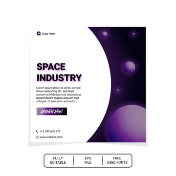social media template for aerospace company