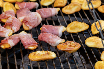 Traditional polish smoked cheese 