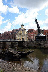 Kran am Alten Hafen in Lueneburg