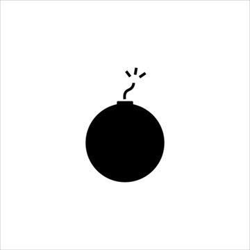 bomb icon vector illustration symbol