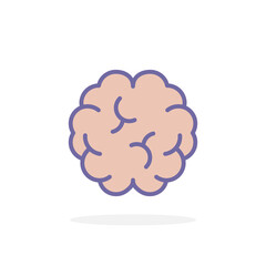 Brain icon in filled outline style.
