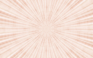 Light pink pastel colour illustration in sunburst pattern