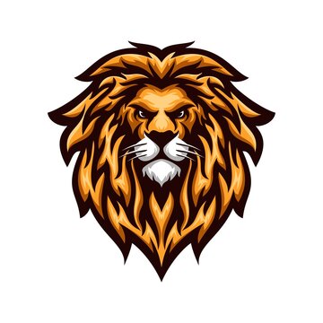 Golden Lion Logo PNG Vector (AI) Free Download
