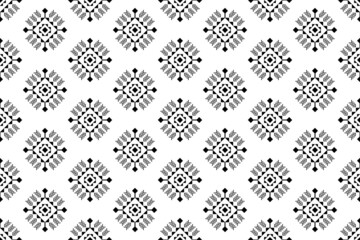 Geometric ethnic pattern design. Mandala seamless abstract traditional textile digital chevron Mexico African backdrop ornament geometry Aztec vector illustrations background folklore American style.