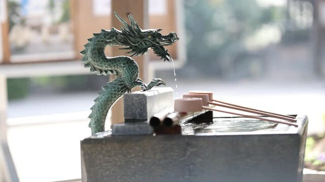 神社の手水舎