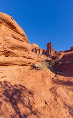 Scenic Landscape of the Fisher Towers Moab Utah