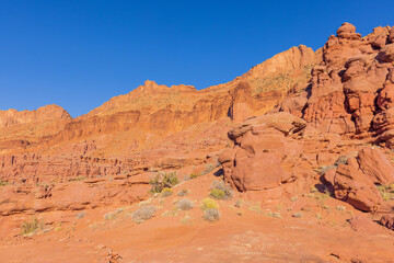 Scenic Landscape of the Fisher Towers Moab Utah
