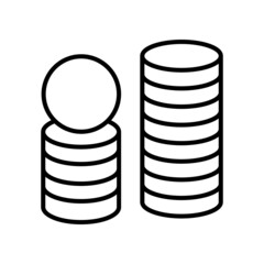 Banking cash coin company finance icon