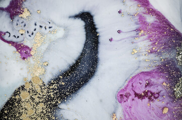 Agate swirl. Pastel abstraction. Geode artist work of art. Pink luxury art in Eastern style. Beautiful Velvet stone. Marbled paper.