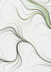 Fototapeta premium Abstract Perlin Noise Geometric Pattern generative computational art illustration
