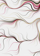 Fototapeta premium Abstract Perlin Noise Geometric Pattern generative computational art illustration