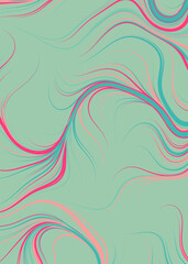 Fototapeta na wymiar Abstract Perlin Noise Geometric Pattern generative computational art illustration