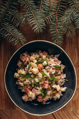 meat with vegetables