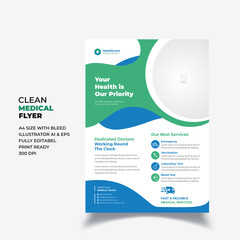 Healthcare Medical Flyer Design Template