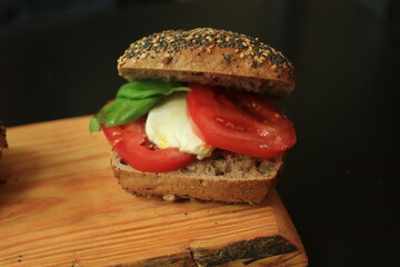 Italian Caprese sandwiches