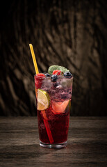 Summer berry drink