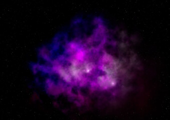 Small part of an infinite star field