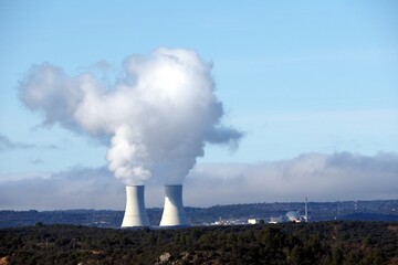 Trillo nuclear power plant, Guadalajara, Spain 