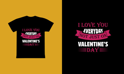 Happy valentine's day t shirt design template