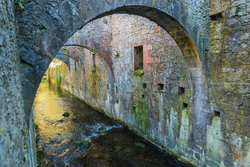 Cityscape of Selva de Irati (Navarra, Spain)