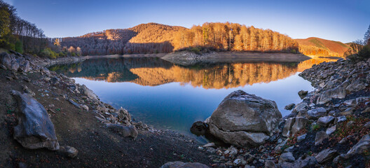 Cityscape of Selva de Irati (Navarra, Spain)