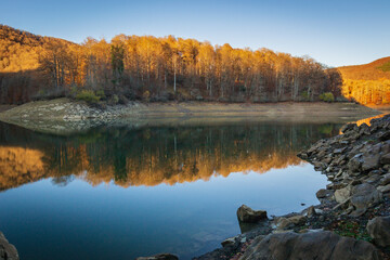Cityscape of Selva de Irati (Navarra, Spain)