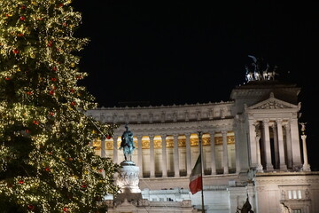 Christmas tree on the Rome