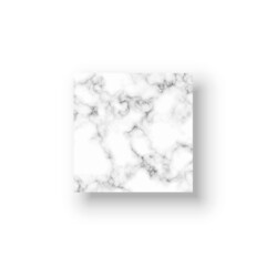 Black and white marble pattern, minimalist card with square frame, natural stone texture