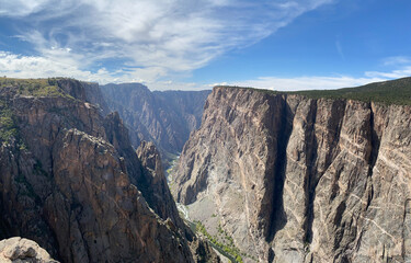 Painted Wall Views Black Canyon of the Gunnison National Park in Colorado