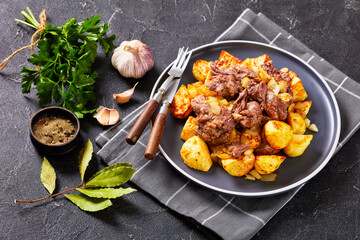 Yankee Pot Roast, Pot Roast on a plate