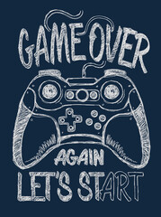 game controller and game console set vector design for t shirt © caner