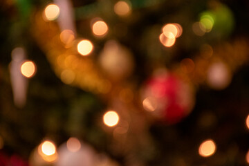 the lights of our Christmas tree