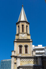 Fototapeta na wymiar Lutheran church in city of Bucharest, Romania