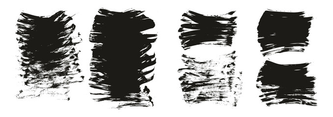 Flat Fan Brush Thick Short Background Mix High Detail Abstract Vector Background Mix Set 