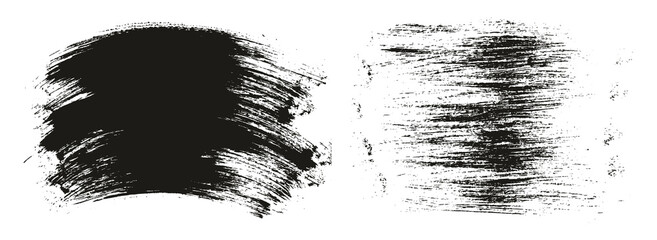 Round Brush Regular Long & Curved Background Mix Artist Brush High Detail Abstract Vector Background Mix Set 