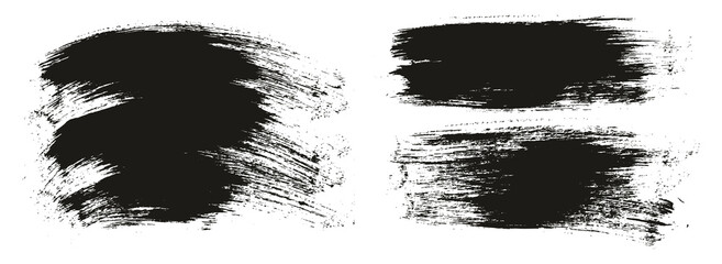 Round Brush Regular Long & Curved Background Mix Artist Brush High Detail Abstract Vector Background Mix Set 